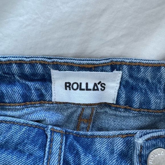 Rolla's -Dusters Jeans Women’s 25 Blue ~High Rise Slim - Picture 5 of 5